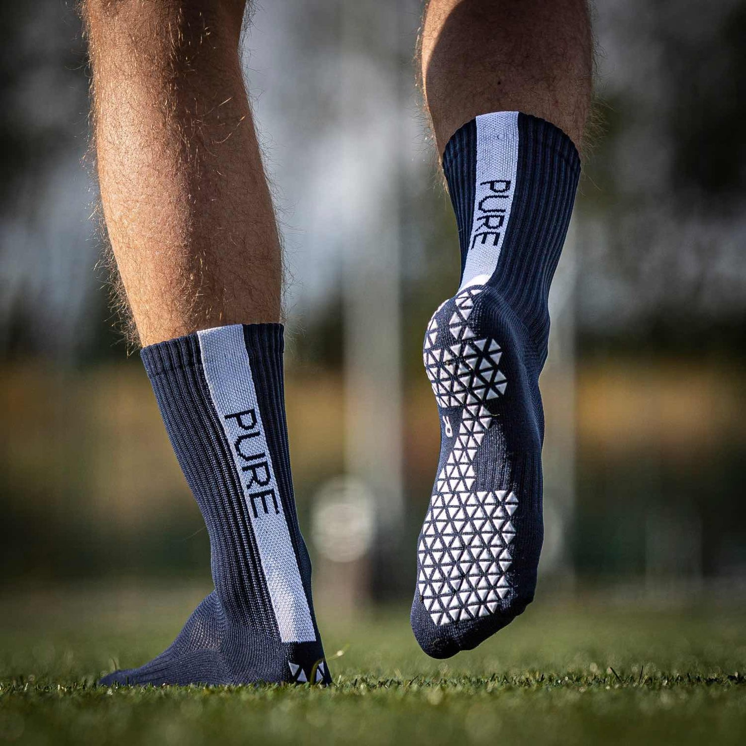 Black Grip Socks